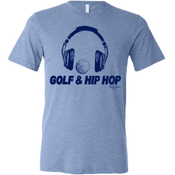 SwingJuice Short Sleeve Unisex T-Shirt Golf & Hip Hop -Pro Golf Store swingjuice golf hip hop short sleeve tee blue