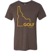 SwingJuice Short Sleeve Unisex T-Shirt Golf Idaho -Pro Golf Store swingjuice golf idaho unisex short sleeve tee brown