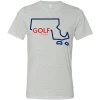 SwingJuice Short Sleeve Unisex T-Shirt Golf Massachusetts -Pro Golf Store swingjuice golf massachusetts unisex short sleeve tee light grey