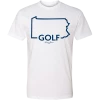 SwingJuice Short Sleeve Unisex T-Shirt Golf Pennsylvania -Pro Golf Store swingjuice golf pennsylvania unisex short sleeve tee white