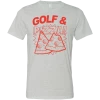 SwingJuice Short Sleeve Unisex T-Shirt Golf & Pizza