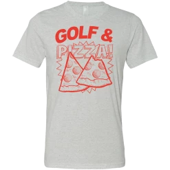 SwingJuice Short Sleeve Unisex T-Shirt Golf & Pizza -Pro Golf Store swingjuice golf pizza unisex short sleeve tee light grey 3b95f2cc 7cfc 4bbb 856c 745d08b53bec
