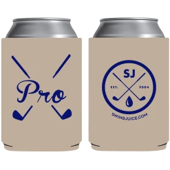 SwingJuice Unisex Koozie Golf Golf Pro Tan O/S