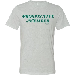 SwingJuice Short Sleeve Unisex T-Shirt Golf Prospective Member