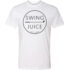 SwingJuice Short Sleeve Unisex T-Shirt Golf Retro -Pro Golf Store swingjuice golf retro unisex short sleeve tee white