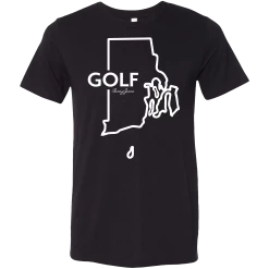 SwingJuice Short Sleeve Unisex T-Shirt Golf Rhode Island