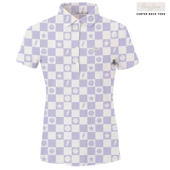 SwingJuice Short Sleeve Women's Performance Polo Golf Smiley
