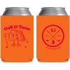 SwingJuice Unisex Koozie Golf Golf & Tacos Orange O/S