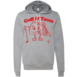 SwingJuice Long Sleeve Unisex Hoodie Golf & Tacos