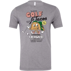 SwingJuice Short Sleeve Unisex T-Shirt Golf & Tacos The Sequel