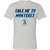 SwingJuice Short Sleeve Unisex T-Shirt Golf U.S. Women's Open Take Me To Monterey -Pro Golf Store swingjuice golf us womens open monterey womens unisex short sleeve tee light grey