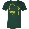 SwingJuice Short Sleeve Unisex T-Shirt Golf Wisconsin -Pro Golf Store swingjuice golf wisconsin unisex short sleeve tee forest green 39893480 f0ec 49b7 800a e3661f560a30
