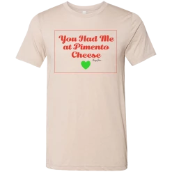 SwingJuice Short Sleeve Unisex T-Shirt Golf You Had Me At Pimento Cheese