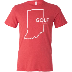 SwingJuice Short Sleeve Unisex T-Shirt Golf Indiana -Pro Golf Store swingjuice indiana unisex short sleeve tee red