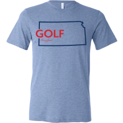SwingJuice Short Sleeve Unisex T-shirt Golf Kansas