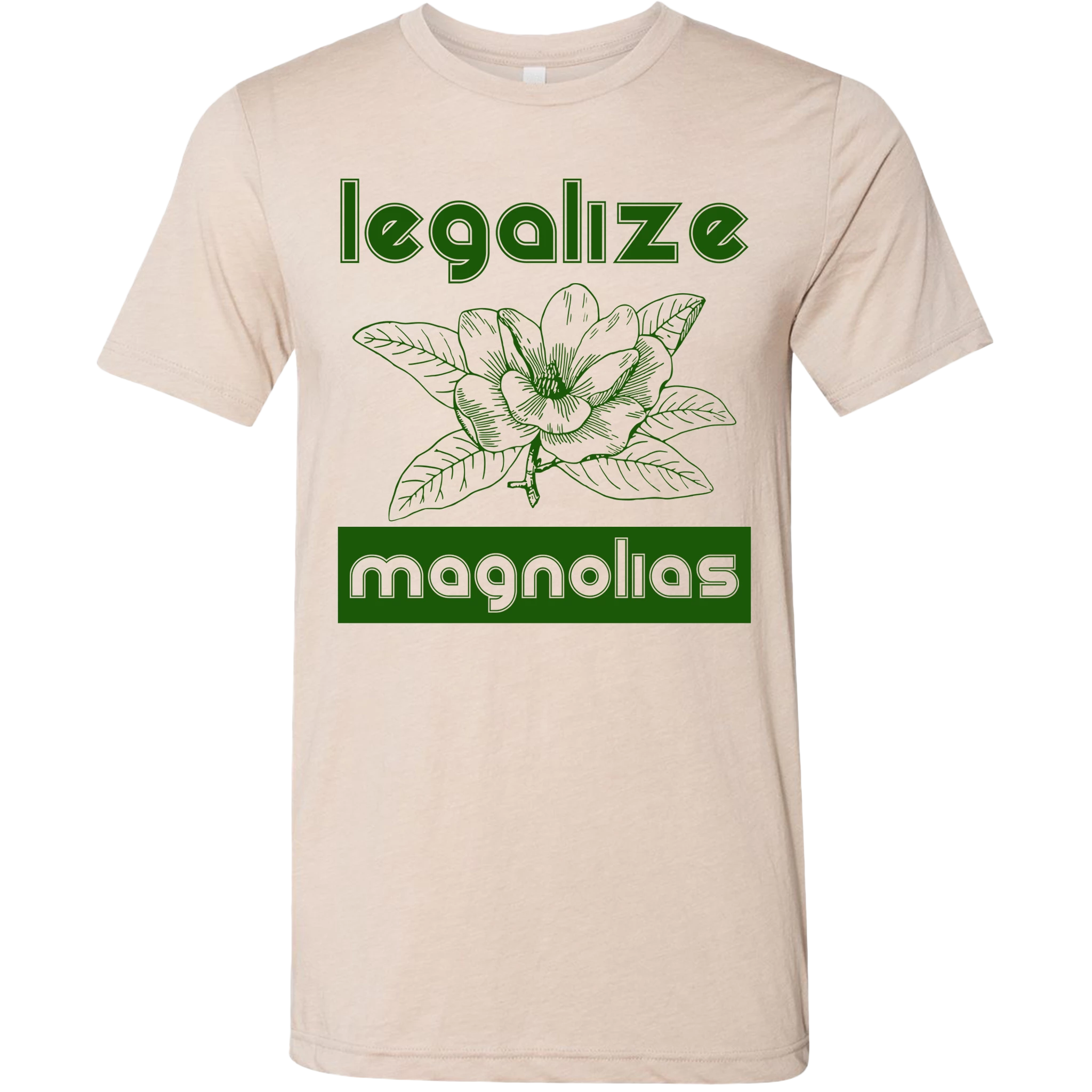 SwingJuice Short Sleeve Unisex T-Shirt Golf Legalize Magnolias 3 SwingJuice Short Sleeve Unisex T-Shirt Golf Legalize Magnolias