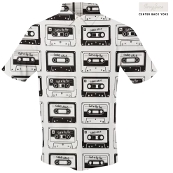 SwingJuice Short Sleeve Men's Performance Polo Golf Mixtape