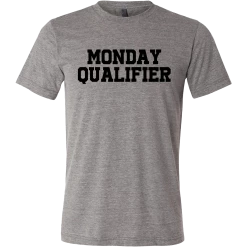 SwingJuice Short Sleeve Unisex T-Shirt Golf Monday Qualifier