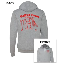 SwingJuice Long Sleeve Unisex Hoodie New Golf & Tacos
