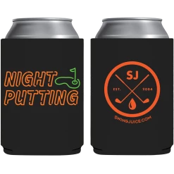 SwingJuice Unisex Koozie Golf Night Putting Orange O/S