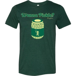 SwingJuice Short Sleeve Unisex T-Shirt Pickleball Wanna Pickle?