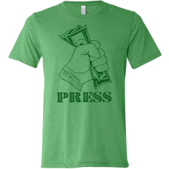 SwingJuice Short Sleeve Unisex T-Shirt Golf Press