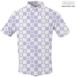 SwingJuice Short Sleeve Men's Performance Polo Golf Smiley