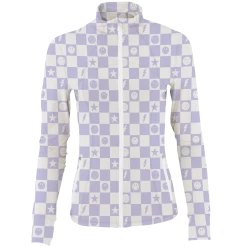 SwingJuice Long Sleeve Women's Performance Full Zip Golf Smiley -Pro Golf Store swingjuice smiley women performance full zip jacket ivory af693da8 e0ca 4b3c 80ff c2efe6e16063