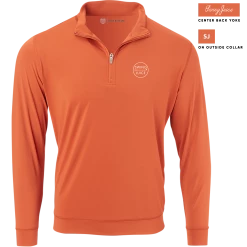 SwingJuice Long Sleeve Men's Performance Quarter Zip Golf Retro
