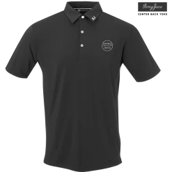 SwingJuice Short Sleeve Men's Performance Polo Golf Retro -Pro Golf Store swingjuice solid retro performance mens polo black