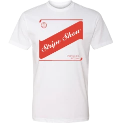 SwingJuice Short Sleeve Unisex T-Shirt Golf The Stripe Show -Pro Golf Store swingjuice stripe show unisex short sleeve tee white 08f7302c 106e 49f7 ad9a c08649872e11