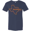 SwingJuice Short Sleeve Unisex T-Shirt Baseball Texas -Pro Golf Store swingjuice texas baseball unisex short sleeve tee navy