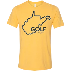 SwingJuice Short Sleeve Unisex T-Shirt Golf West Virginia