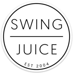 SwingJuice Unisex Sticker Golf Retro White O/S